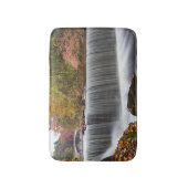 Herfst Waterval bij Vanderbuilt Badmat (Voorkant Verticaal)