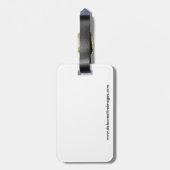 Herfst Waterval bij Vanderbuilt Bagagelabel (Achterkant verticaal)