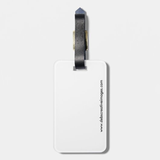 Herfst Waterval bij Vanderbuilt Bagagelabel (Achterkant verticaal)