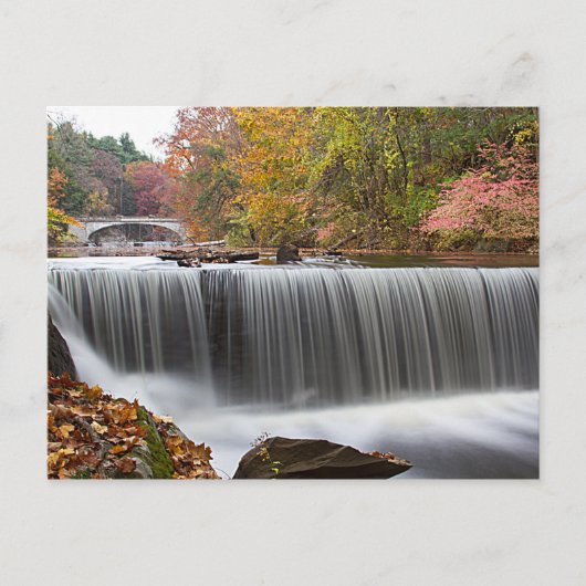 Herfst Waterval bij Vanderbuilt Briefkaart (Voorkant)