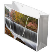 Herfst Waterval bij Vanderbuilt Large Cadeautasje (Voorkant Gekanteld)