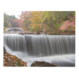 Herfst Waterval bij Vanderbuilt Notitieblok