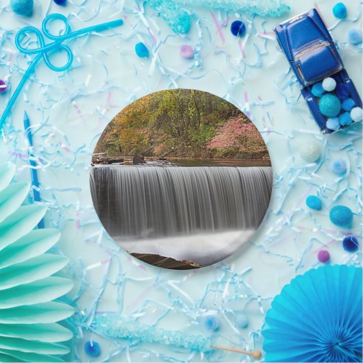 Herfst Waterval bij Vanderbuilt Papieren Bordje (Feest)