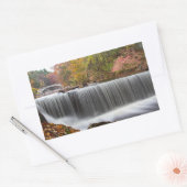 Herfst Waterval bij Vanderbuilt Rechthoekige Sticker (Envelop)