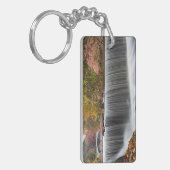 Herfst Waterval bij Vanderbuilt Sleutelhanger (Voorkant Links)