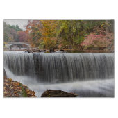 Herfst Waterval bij Vanderbuilt Snijplank (Voorkant)