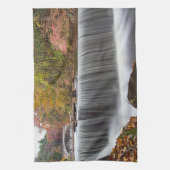 Herfst Waterval bij Vanderbuilt Theedoek (Verticaal)