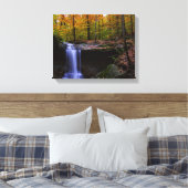 Herfst Waterval in CVNP Canvas Afdruk (Insitu (Slaapkamer))