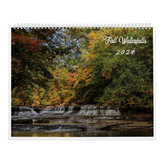 Herfst watervallen 2024 kalender (Hoes)