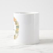 herfst waterverf baard grote koffiekop (Voorkant)