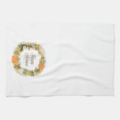 herfst waterverf baard theedoek (Horizontaal)