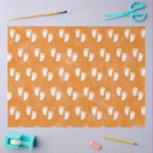 Herfst Waterverf Baby shower voetafdrukpatroon Tissuepapier (Craft)