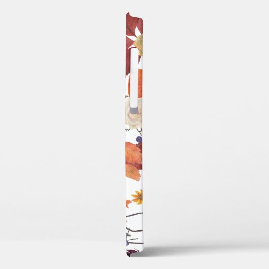 Herfst Waterverf Bladeren en Rozen Case-Mate iPhone Case (Achterkant / Links)