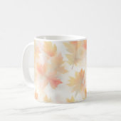 Herfst waterverf bladeren koffiemok (Voorkant links)