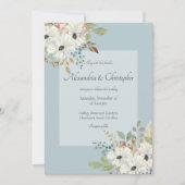 Herfst Waterverf Bloemen Boeket Kaart (Voorkant)