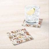 Herfst Waterverf Bloemen Rustiek Onderzetter (Insitu)