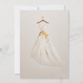 Herfst Waterverf Bloemen Vrijgezellenfeest Uitnodi Kaart (Achterkant)