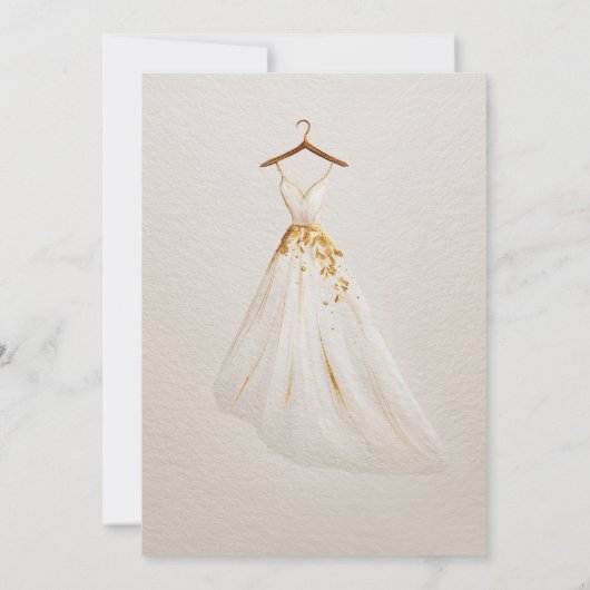 Herfst Waterverf Bloemen Vrijgezellenfeest Uitnodi Kaart (Achterkant)