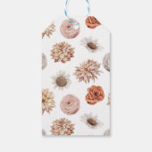 Herfst Waterverf Bloom Baby shower Dank u wel Cadeaulabel (Achterkant)