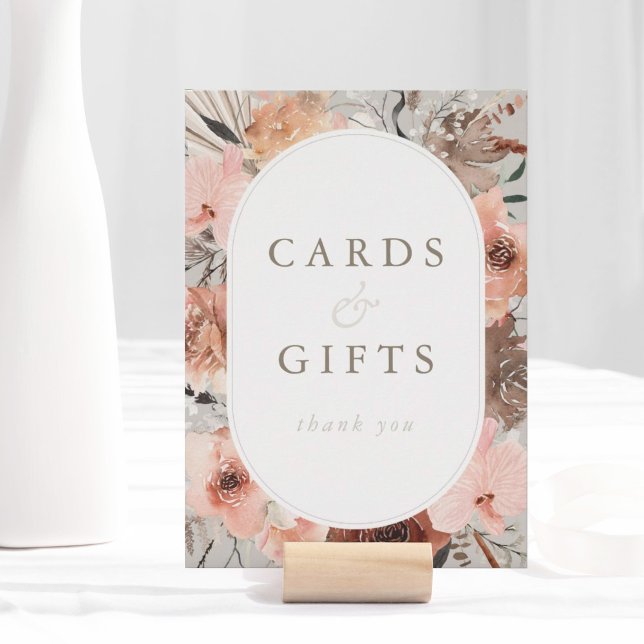 Herfst Waterverf Boho Trouwkaarten & Geschenken (Autumn Watercolor Boho Wedding Cards & Gifts)