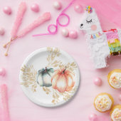 Herfst Waterverf — Bord van pompoenwrak (Feest)