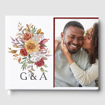 Herfst Waterverf botanisch monogram