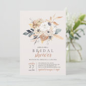 Herfst Waterverf Botanisch Vrijgezellenfeest Kaart (Staand voorkant)