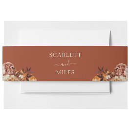 Herfst Waterverf botanische kruiden Uitnodigingen Wikkel