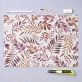 Herfst-Waterverf Colorful Leaves Illustration Tissuepapier (Craft)