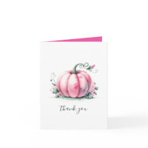 Herfst Waterverf dank u kaart