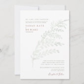 Herfst Waterverf Eenvoudige olievlek en rust bruil Kaart (Voorkant)