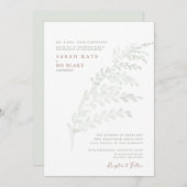 Herfst Waterverf Eenvoudige olievlek en rust bruil Kaart (Voorkant / Achterkant)