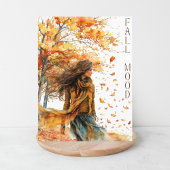 Herfst Waterverf Falling Leaves Herfst Mood Briefkaart