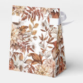 Herfst Waterverf Floral Baby shower Bedankdoosjes (Achterkant)