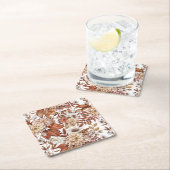 Herfst Waterverf Floral Baby shower Kartonnen Onderzetters (Insitu)