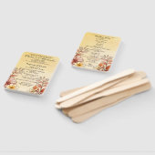 Herfst Waterverf Floral Terracotta Programma Handwaaier (Niet-gemonteerd)