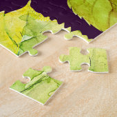Herfst waterverf florals, naadloos patroon. legpuzzel (Zijkant)