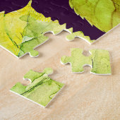 Herfst waterverf florals, naadloos patroon. legpuzzel (Zijkant)