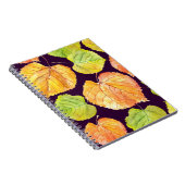 Herfst waterverf florals, naadloos patroon. notitieboek (Rechterzijde)