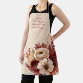 Herfst Waterverf Flowers-Cream en Red- Schort (Insitu)