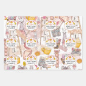 Herfst Waterverf Herfst Gepersonaliseerde familien Inpakpapier Vel (Voorkant 3)