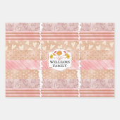 Herfst Waterverf Herfst Gepersonaliseerde familien Inpakpapier Vel (Voorkant 2)