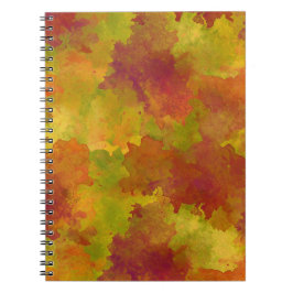 Herfst Waterverf Journal – Herfst kleuren achtergr Notitieboek