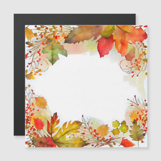 Herfst Waterverf leest in heldere kleuren (Voorkant / Achterkant)