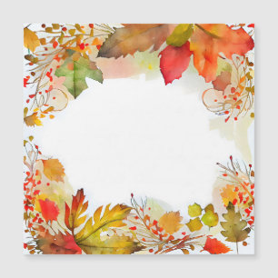 Herfst Waterverf leest in heldere kleuren