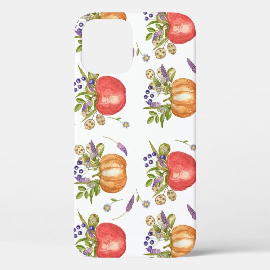 Herfst Waterverf, naadloze compositie. Case-Mate iPhone Case (Achterkant)