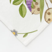 Herfst Waterverf, naadloze compositie. Fleece Deken (Hoek)