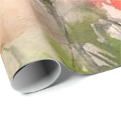 Herfst waterverf papaver cadeaupapier (Rol Hoek)