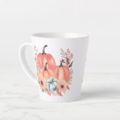 Herfst Waterverf Pompoen Boho Latte Mok (Linkerhoek)
