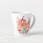 Herfst Waterverf Pompoen Boho Latte Mok (Rechterhoek)